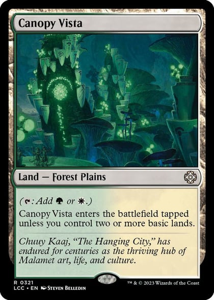 Canopy Vista, Commander: The Lost Caverns of Ixalan 321