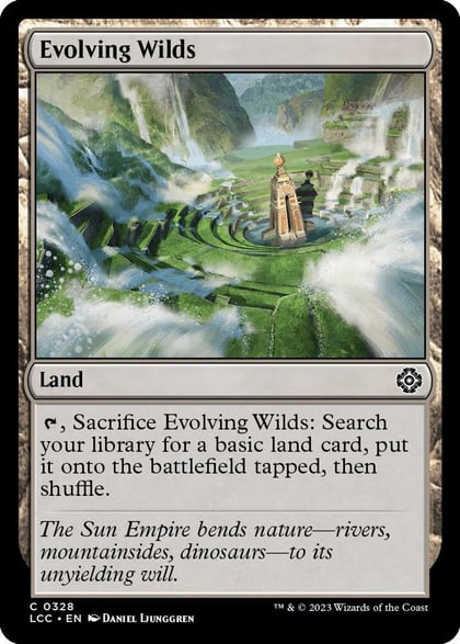 Evolving Wilds, Commander: The Lost Caverns of Ixalan 328