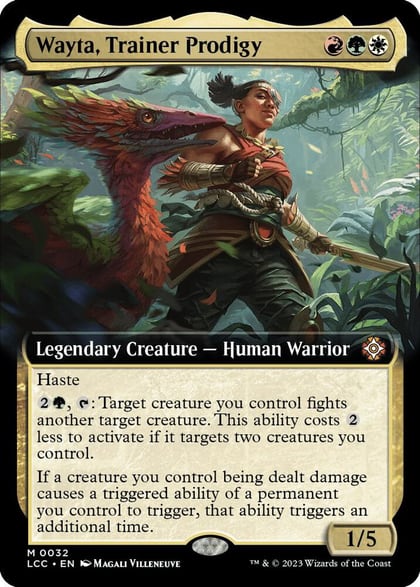 Wayta, Trainer Prodigy (Extended Art), Commander: The Lost Caverns of Ixalan 32