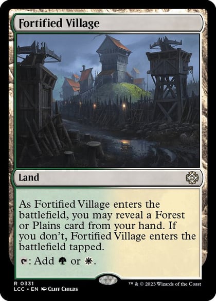Fortified Village, Commander: The Lost Caverns of Ixalan 331