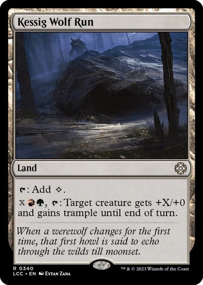 Kessig Wolf Run, Commander: The Lost Caverns of Ixalan 340