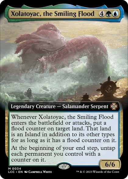 Xolatoyac, the Smiling Flood (Extended Art), Commander: The Lost Caverns of Ixalan 34