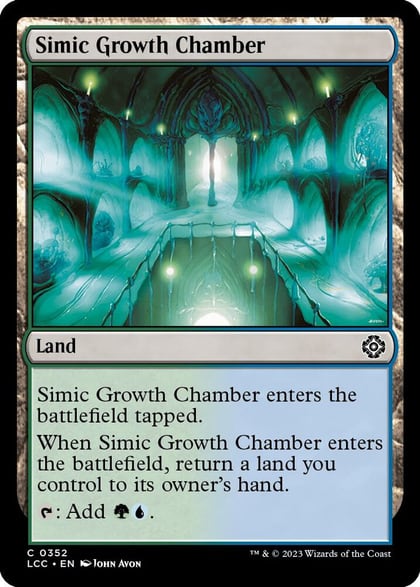 Simic Growth Chamber, Commander: The Lost Caverns of Ixalan 352