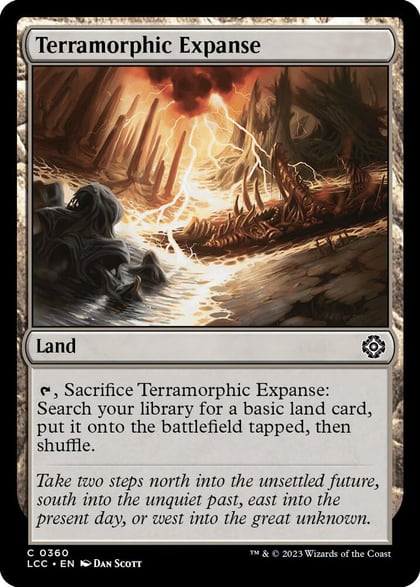 Terramorphic Expanse, Commander: The Lost Caverns of Ixalan 360