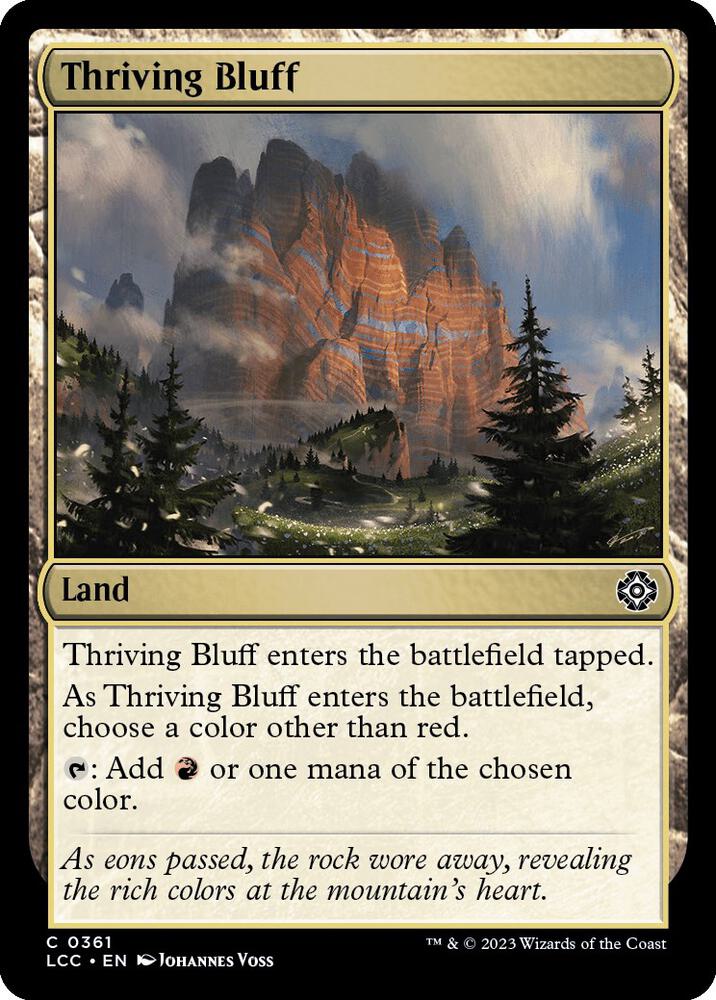 Thriving Bluff, Commander: The Lost Caverns of Ixalan 361