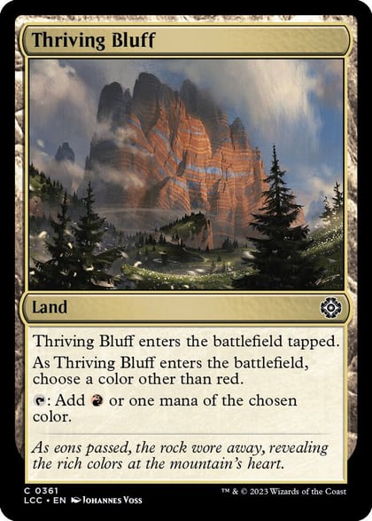 Thriving Bluff, Commander: The Lost Caverns of Ixalan 361