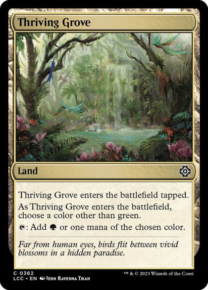 Thriving Grove, Commander: The Lost Caverns of Ixalan 362