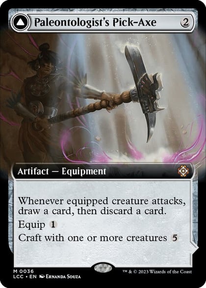 Paleontologist's Pick-Axe (Extended Art), Commander: The Lost Caverns of Ixalan 36
