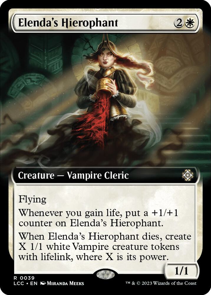 Elenda's Hierophant (Extended Art), Commander: The Lost Caverns of Ixalan 39