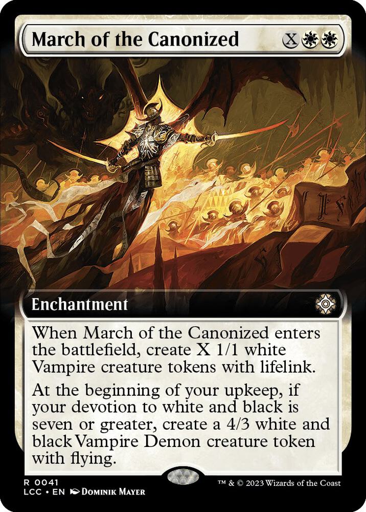 March of the Canonized (Extended Art), Commander: The Lost Caverns of Ixalan 41