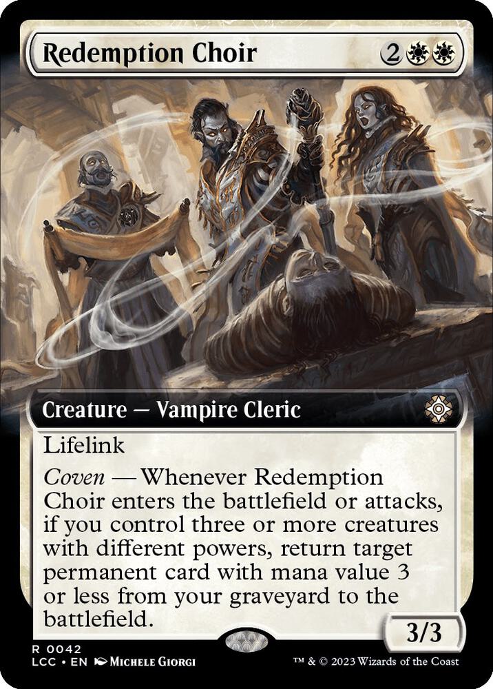 Redemption Choir (Extended Art), Commander: The Lost Caverns of Ixalan 42
