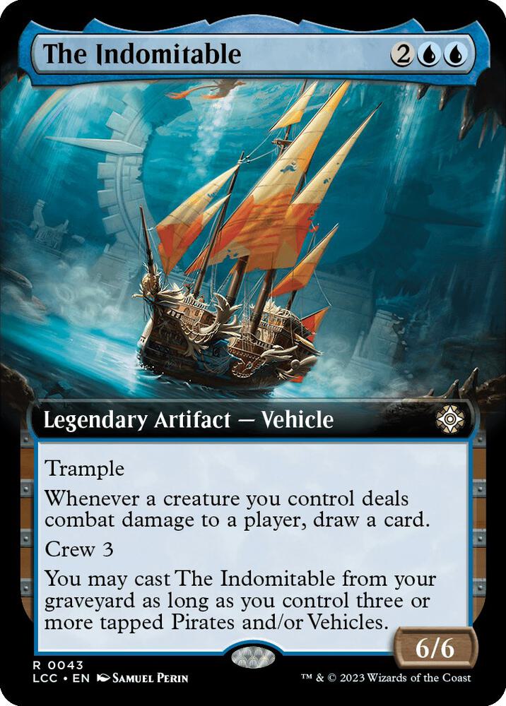 The Indomitable (Extended Art), Commander: The Lost Caverns of Ixalan 43