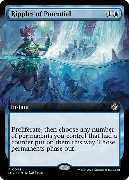 Ripples of Potential (Extended Art), Commander: The Lost Caverns of Ixalan 45