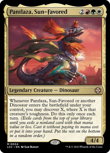 Pantlaza, Sun-Favored, Commander: The Lost Caverns of Ixalan 4