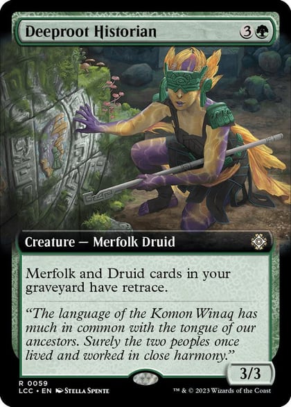Deeproot Historian (Extended Art), Commander: The Lost Caverns of Ixalan 59