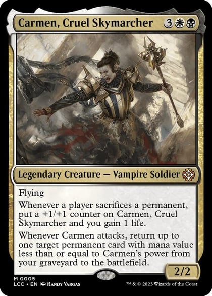 Carmen, Cruel Skymarcher, Commander: The Lost Caverns of Ixalan 5