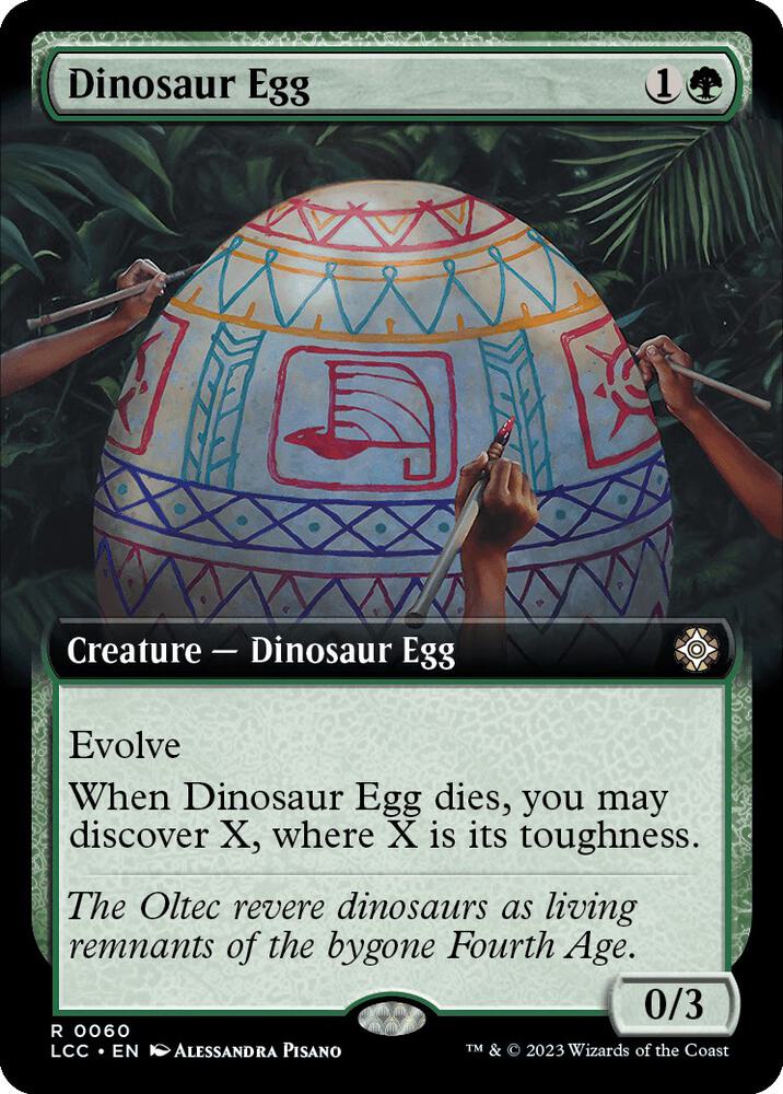 Dinosaur Egg (Extended Art), Commander: The Lost Caverns of Ixalan 60