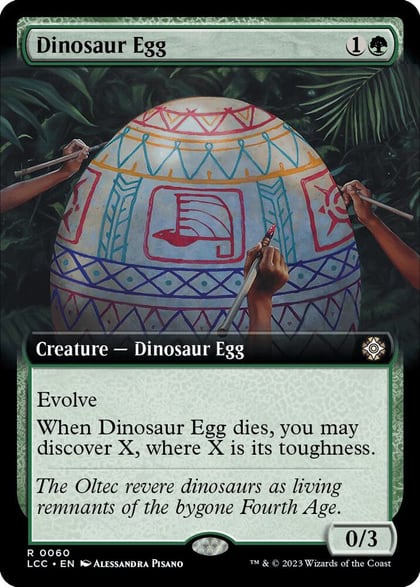 Dinosaur Egg (Extended Art), Commander: The Lost Caverns of Ixalan 60