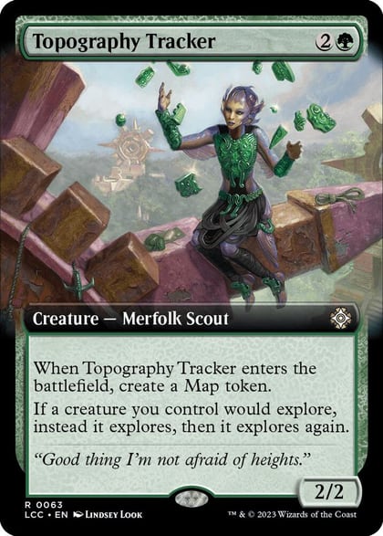 Topography Tracker (Extended Art), Commander: The Lost Caverns of Ixalan 63