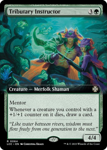 Tributary Instructor (Extended Art), Commander: The Lost Caverns of Ixalan 64