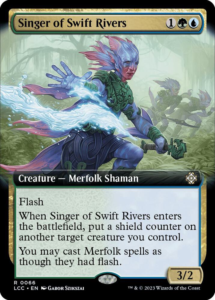 Singer of Swift Rivers (Extended Art), Commander: The Lost Caverns of Ixalan 66