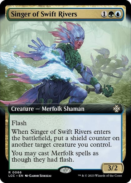 Singer of Swift Rivers (Extended Art), Commander: The Lost Caverns of Ixalan 66
