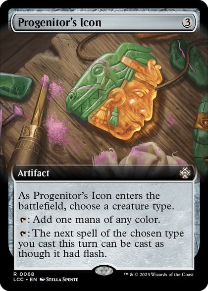 Progenitor's Icon (Extended Art), Commander: The Lost Caverns of Ixalan 68