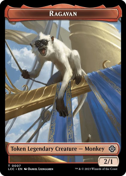 Ragavan // Treasure Double-Sided Token, Commander: The Lost Caverns of Ixalan 7 // 18