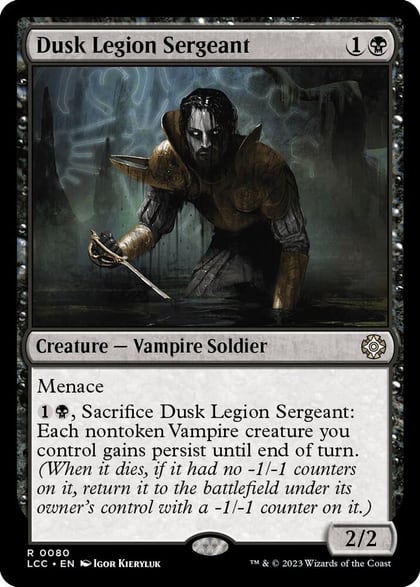 Dusk Legion Sergeant, Commander: The Lost Caverns of Ixalan 80