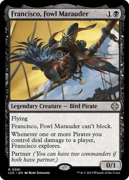 Francisco, Fowl Marauder, Commander: The Lost Caverns of Ixalan 81