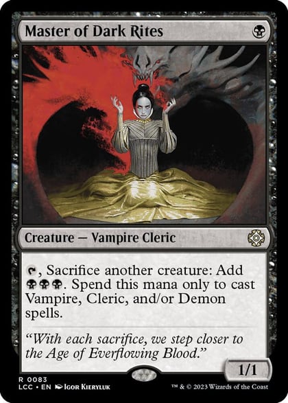 Master of Dark Rites, Commander: The Lost Caverns of Ixalan 83