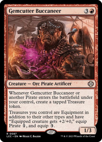 Gemcutter Buccaneer, Commander: The Lost Caverns of Ixalan 87
