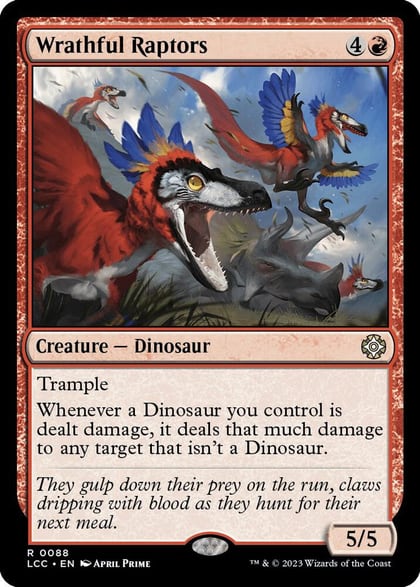 Wrathful Raptors, Commander: The Lost Caverns of Ixalan 88