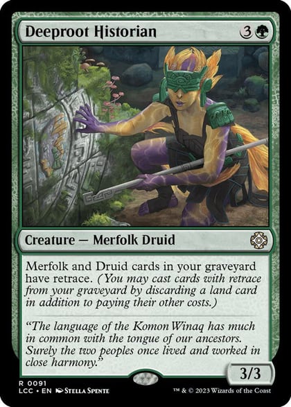 Deeproot Historian, Commander: The Lost Caverns of Ixalan 91