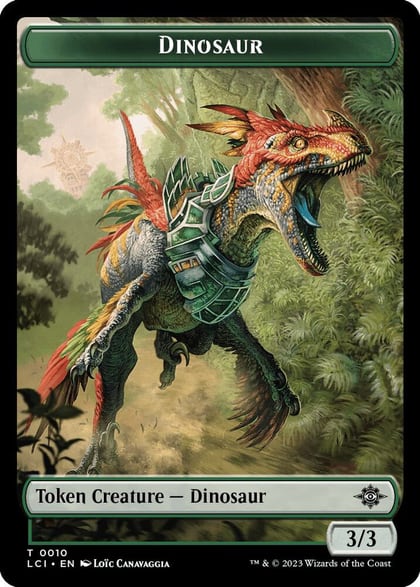 Dinosaur Token (0010), The Lost Caverns of Ixalan 10