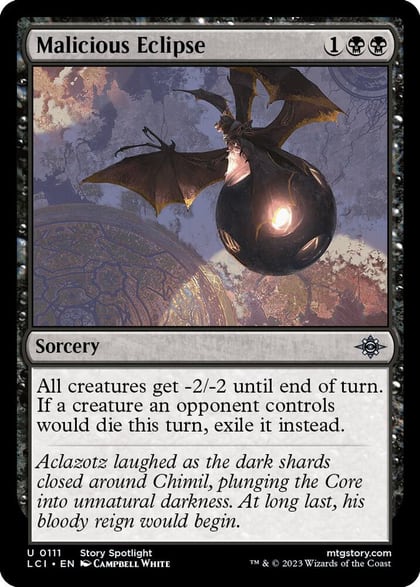 Malicious Eclipse, The Lost Caverns of Ixalan 111