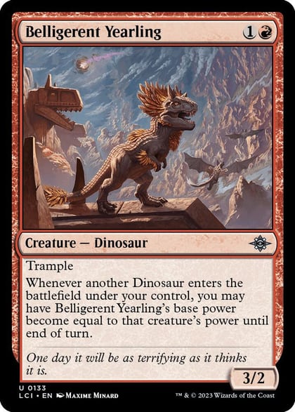 Belligerent Yearling, The Lost Caverns of Ixalan 133