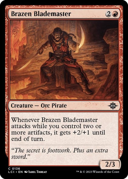 Brazen Blademaster, The Lost Caverns of Ixalan 136