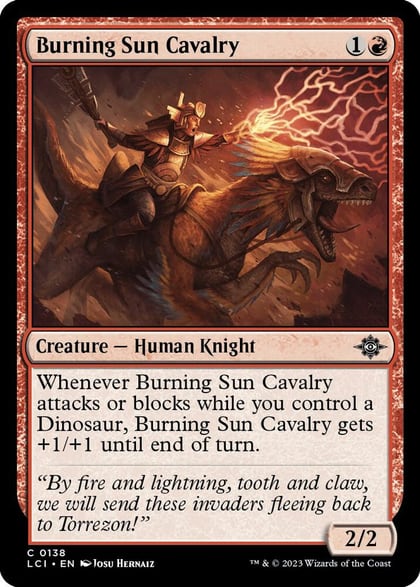 Burning Sun Cavalry, The Lost Caverns of Ixalan 138