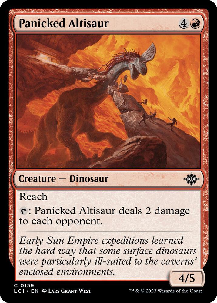 Panicked Altisaur, The Lost Caverns of Ixalan 159