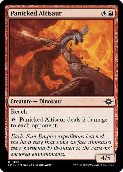 Panicked Altisaur, The Lost Caverns of Ixalan 159