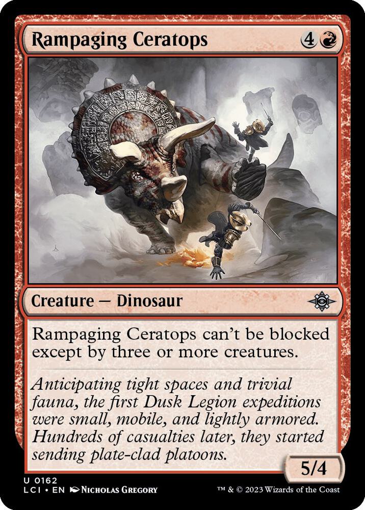Rampaging Ceratops, The Lost Caverns of Ixalan 162
