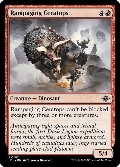 Rampaging Ceratops, The Lost Caverns of Ixalan 162