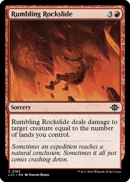 Rumbling Rockslide, The Lost Caverns of Ixalan 163