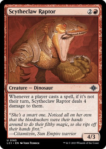 Scytheclaw Raptor, The Lost Caverns of Ixalan 165