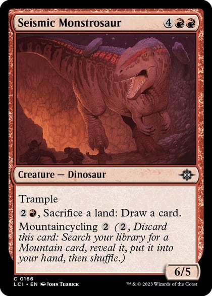 Seismic Monstrosaur, The Lost Caverns of Ixalan 166