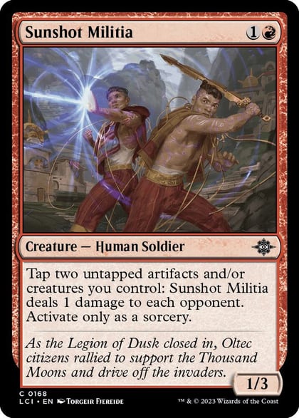 Sunshot Militia, The Lost Caverns of Ixalan 168