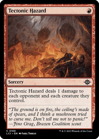 Tectonic Hazard, The Lost Caverns of Ixalan 169