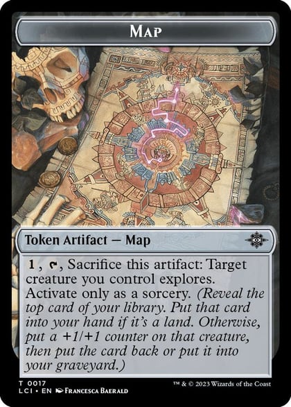 Map // Merfolk (0005) Double-Sided Token, The Lost Caverns of Ixalan 17 // 5