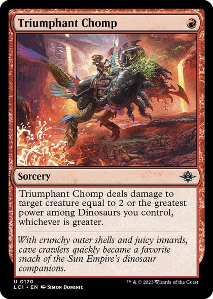 Triumphant Chomp, The Lost Caverns of Ixalan 170